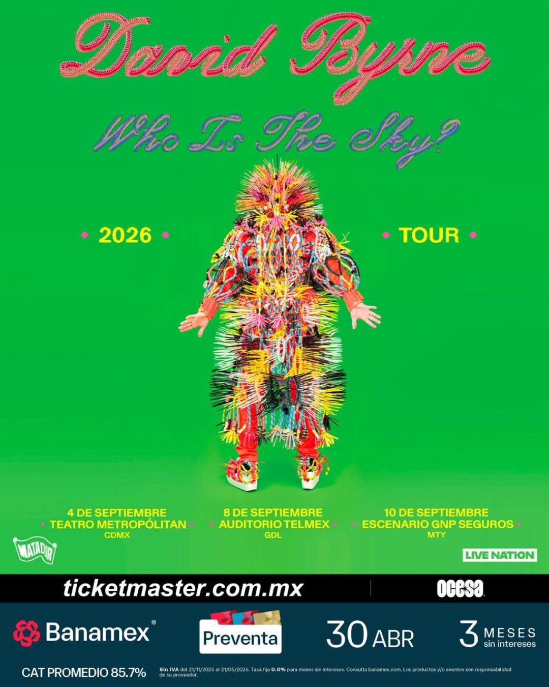 david byrne mexico 2026