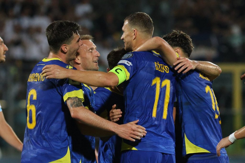 Edin Dzeko, capitán Bosnia y Herzegovina