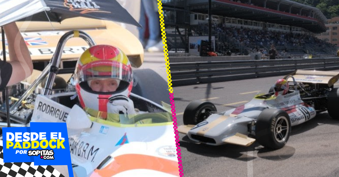 Adrián Fernández saldrá 7° en el Gran Premio Histórico de Mónaco: Conducirá el BRM P153/05 de Pedro Rodríguez