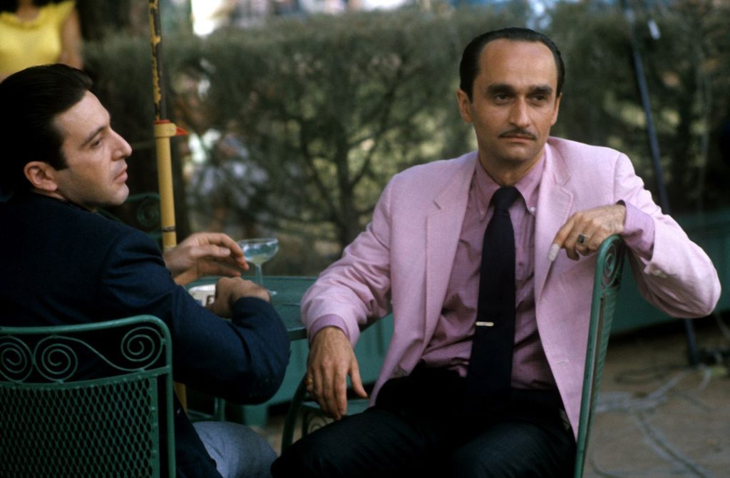 John Cazale y Al Pacino en 'El padrino'