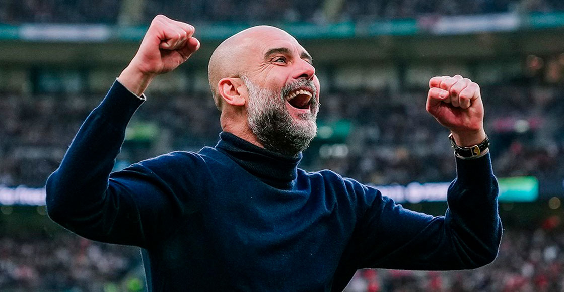 Josep Guardiola dirige al Manchester City