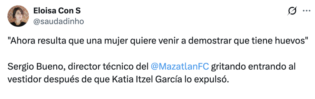 El tuit que puso en jaque a Sergio Bueno