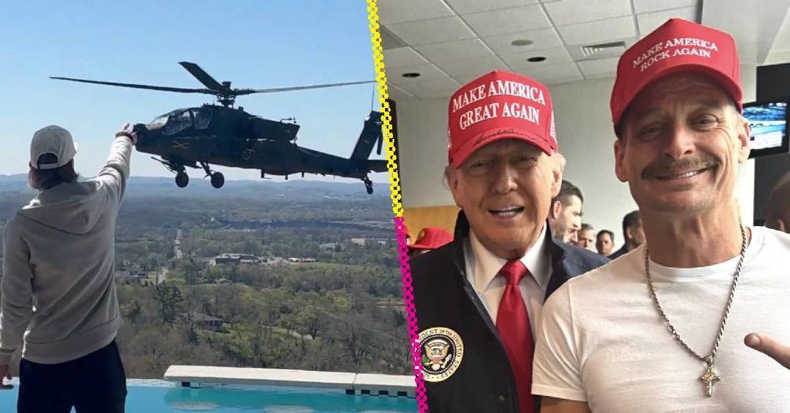 Militares que usaron helicóptero  Apache para “saludar” a Kid Rock tuvieron “breve” castigo