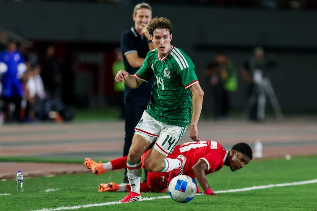 Marcel Ruiz con la Selección Mexicana