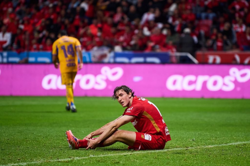 Marcel Ruiz, jugador del Toluca