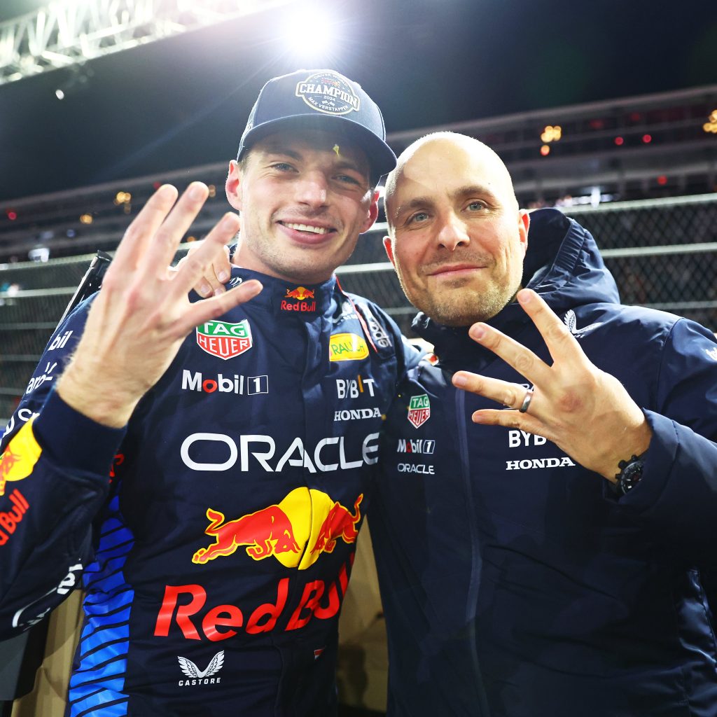 Max Verstappen y Gianpiero Lambiase