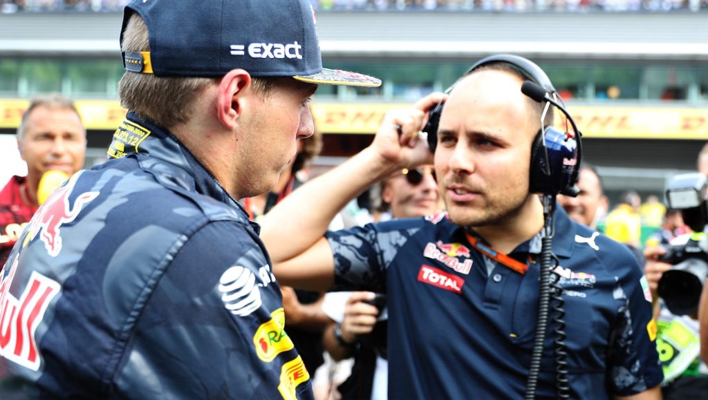 Max Verstappen y Gianpiero Lambiase