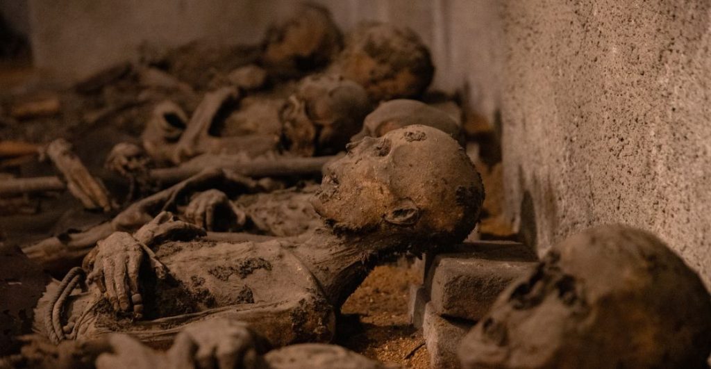 Cráneos momificados