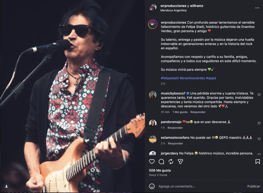 muerte felipe staiti