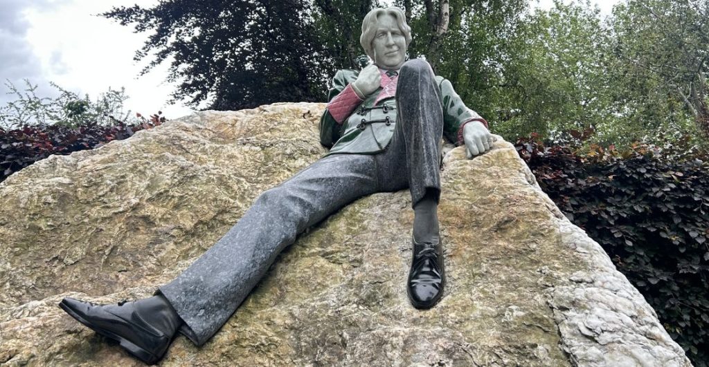La estatua de Oscar Wilde en el Parque Merrion