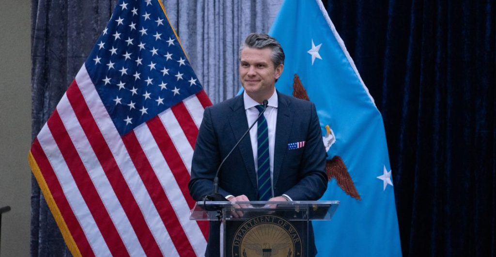 Pete Hegseth, secretario de Guerra de Estados Unidos