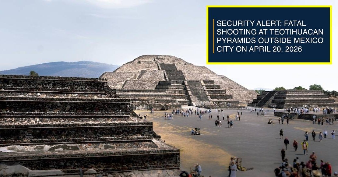 Estados Unidos publica alerta en Teotihuacán tras ataque
