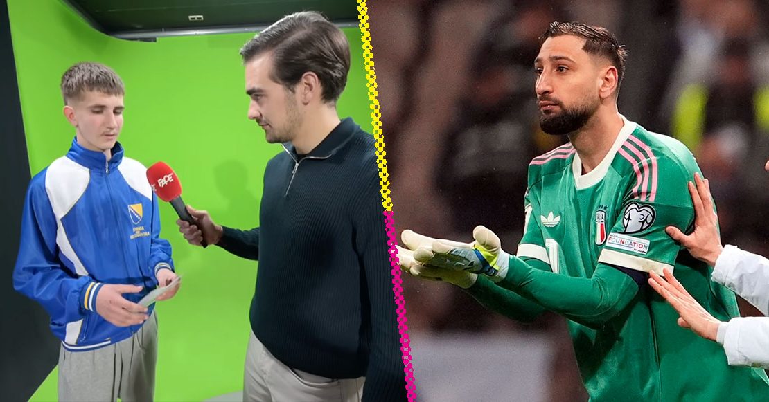 TV de Bosnia quiere llevar al Mundial al recogebalones que robó acordeón a Donnarumma