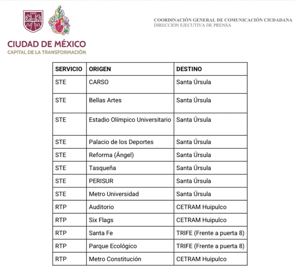 Calles cerradas y alternativas para el partido de México vs. Brasil en CDMX