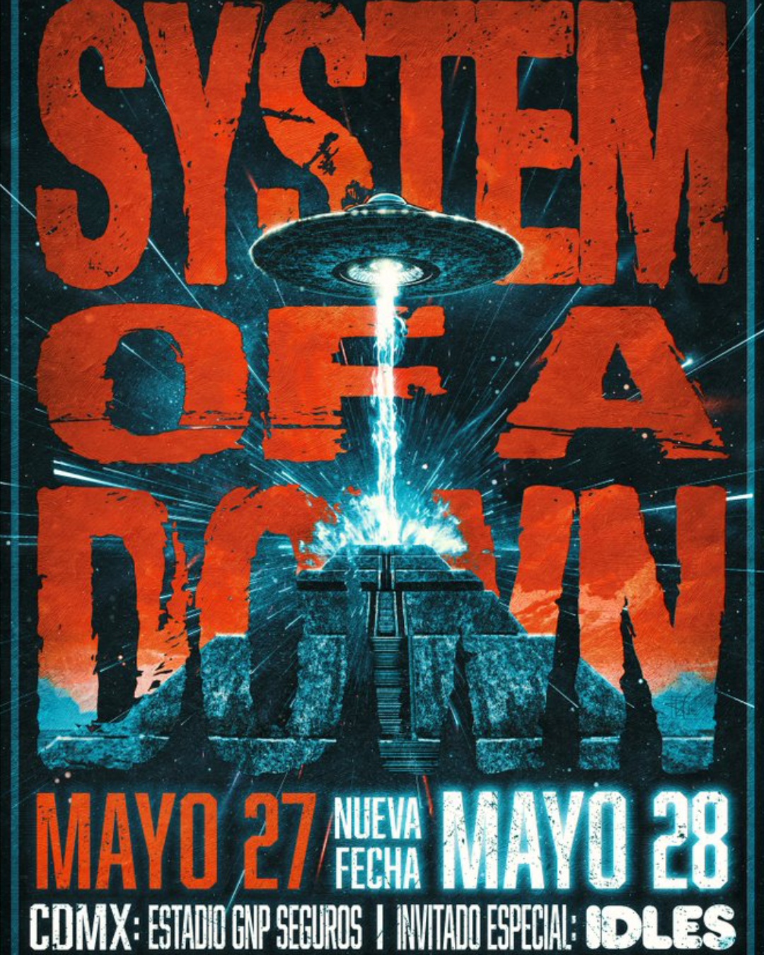 System Of a Down en el Estadio GNP Seguros – Ciudad de México