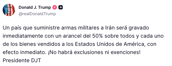 trump-anuncia-aranceles-50-por-ciento-paises-vendan-armas-iran-3