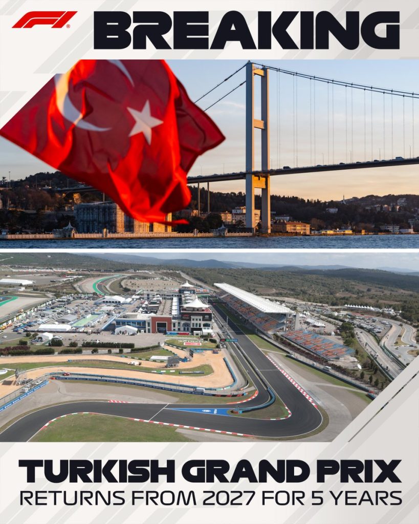 Turquía vuelve a la F1