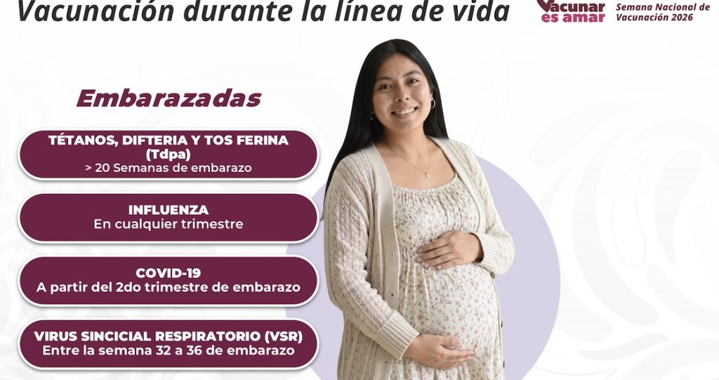 Checa todas las vacunas disponibles en la Semana Nacional de Vacunación 2026