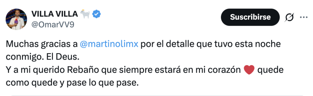 Villa Villa narró un minuto del Tigres vs Chivas