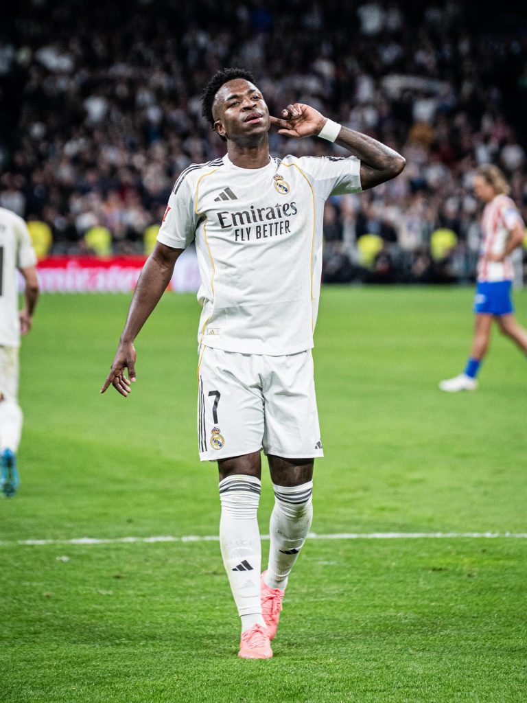 Vinicius, con Real Madrid