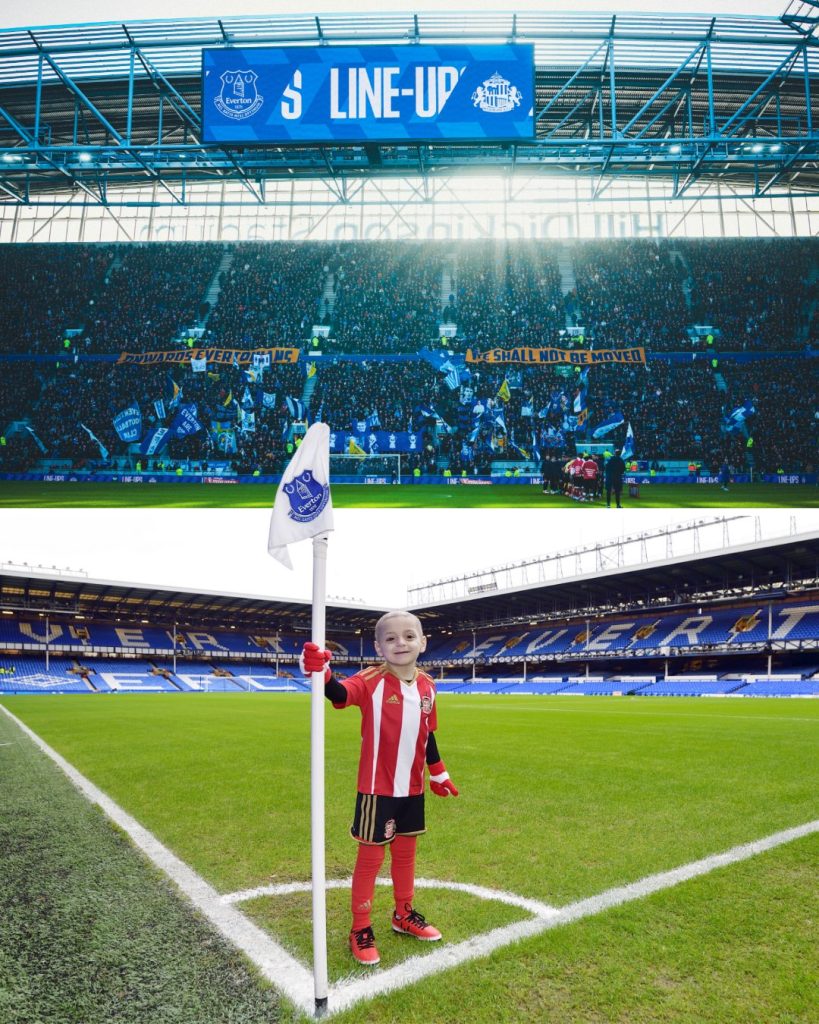 Everton recordó a  Bradley Lowery