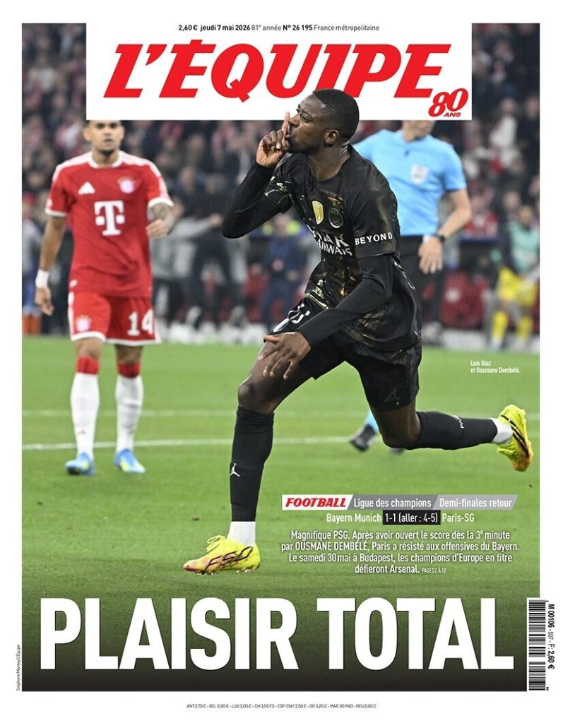 Portada del LÉquipe