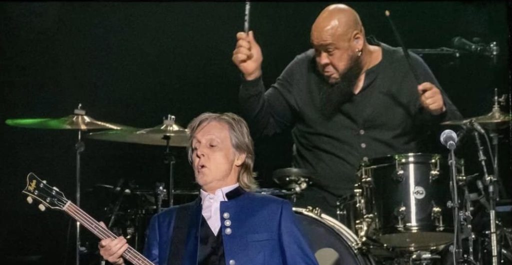Abe Laboriel jr y Paul McCartney