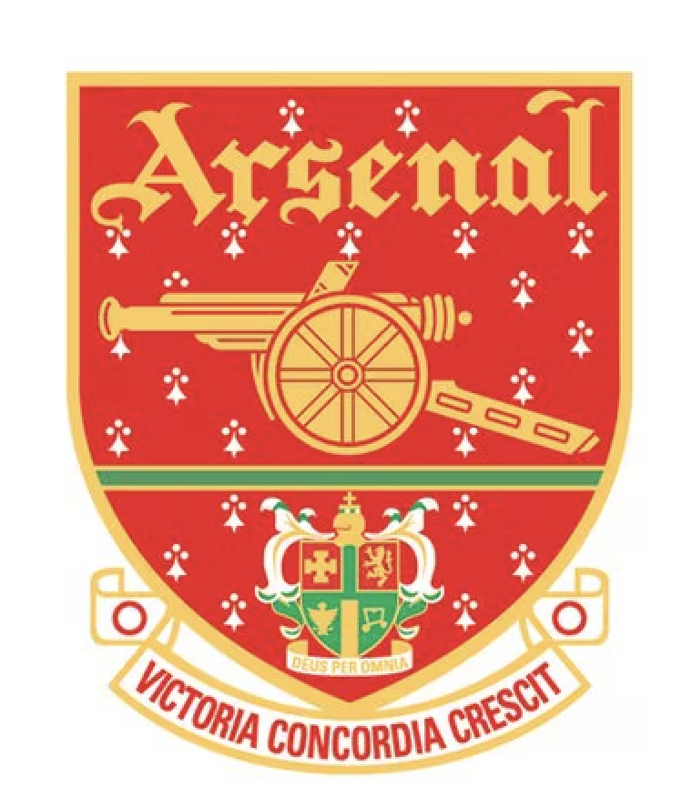 Antiguo escudo del Arsenal