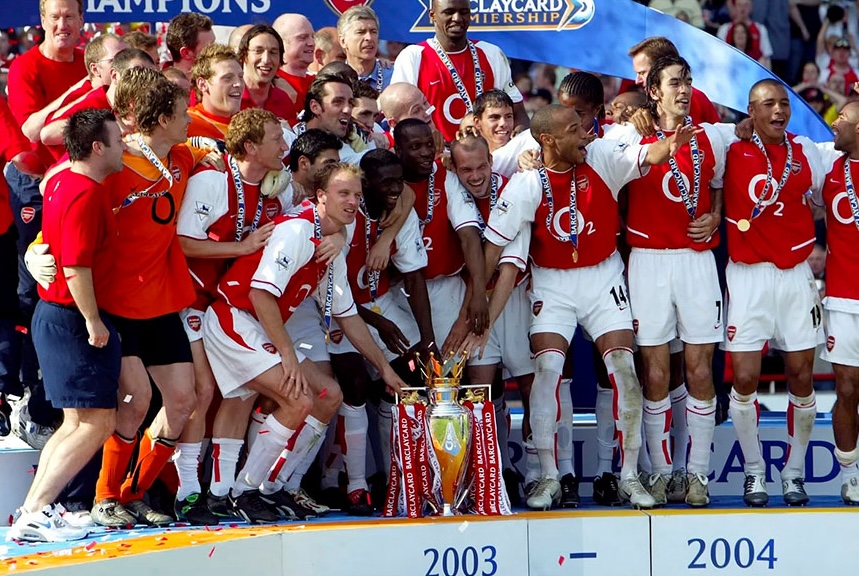 Arsenal campeón en 2004