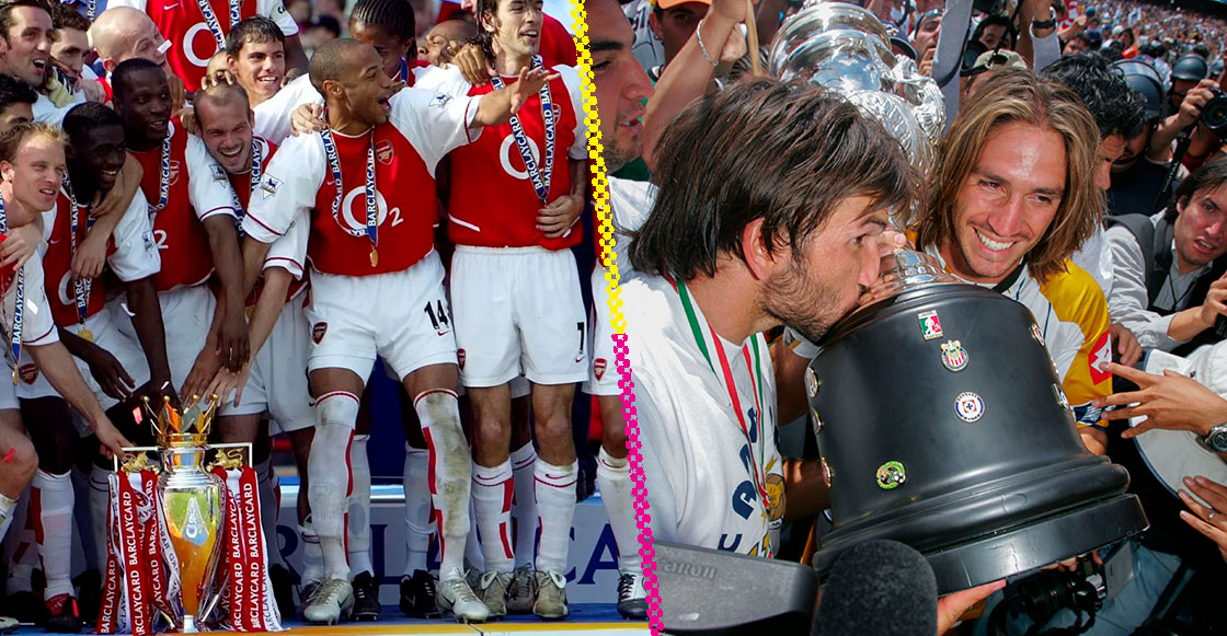 Arsenal y Pumas campeones en 2004