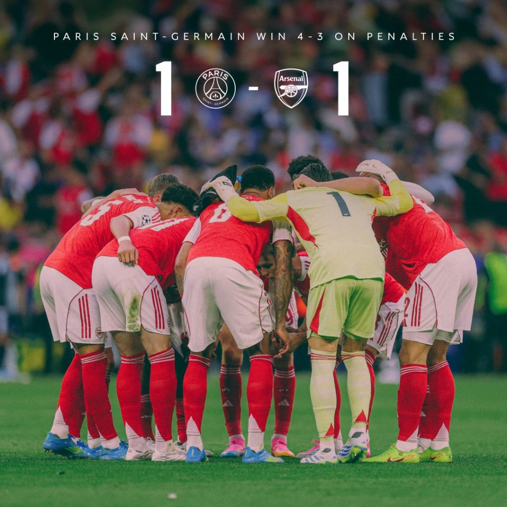 Arsenal final champions