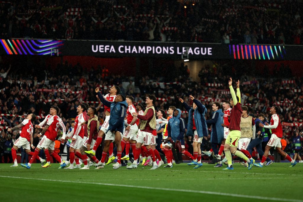 Arsenal festejó el pase a la final de la Champions