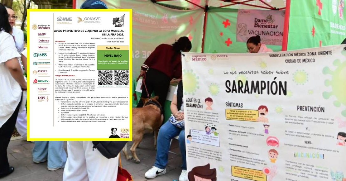 Calorón, sarampión e influenza: El aviso preventivo de viaje en México por el Mundial 2026