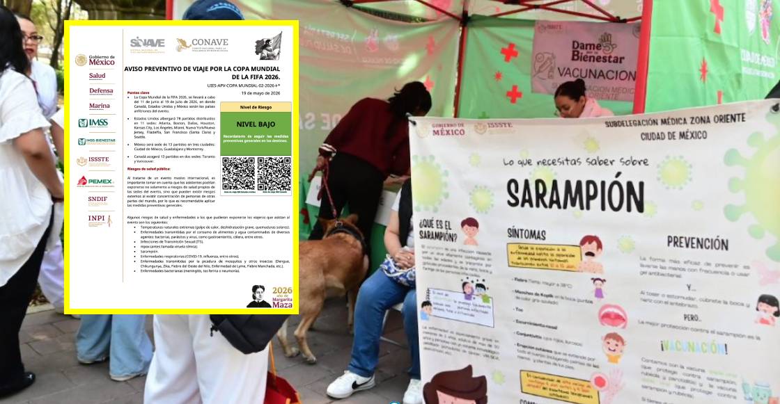 Calorón, sarampión e influenza: El aviso preventivo de viaje en México por el Mundial 2026
