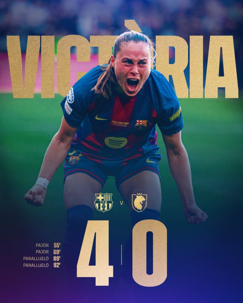 Ewa Pajor, de perder cinco finales de Champions Femenil al doblete para coronarse con Barcelona