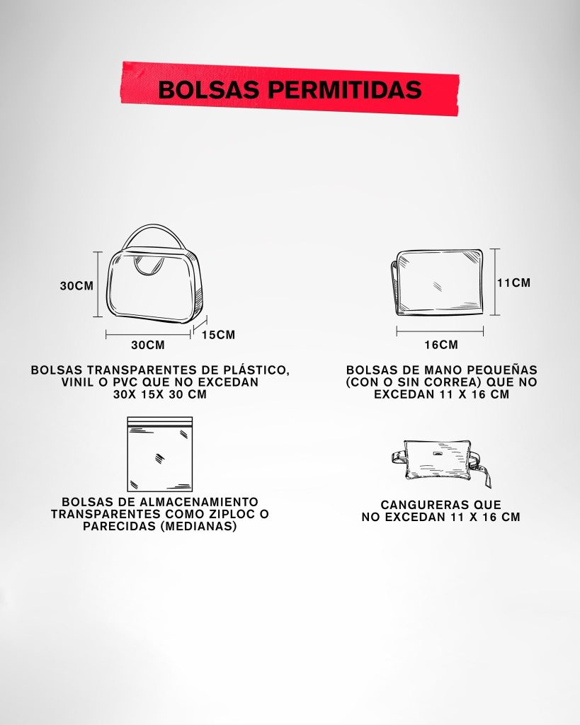 bolsas permitidas bts