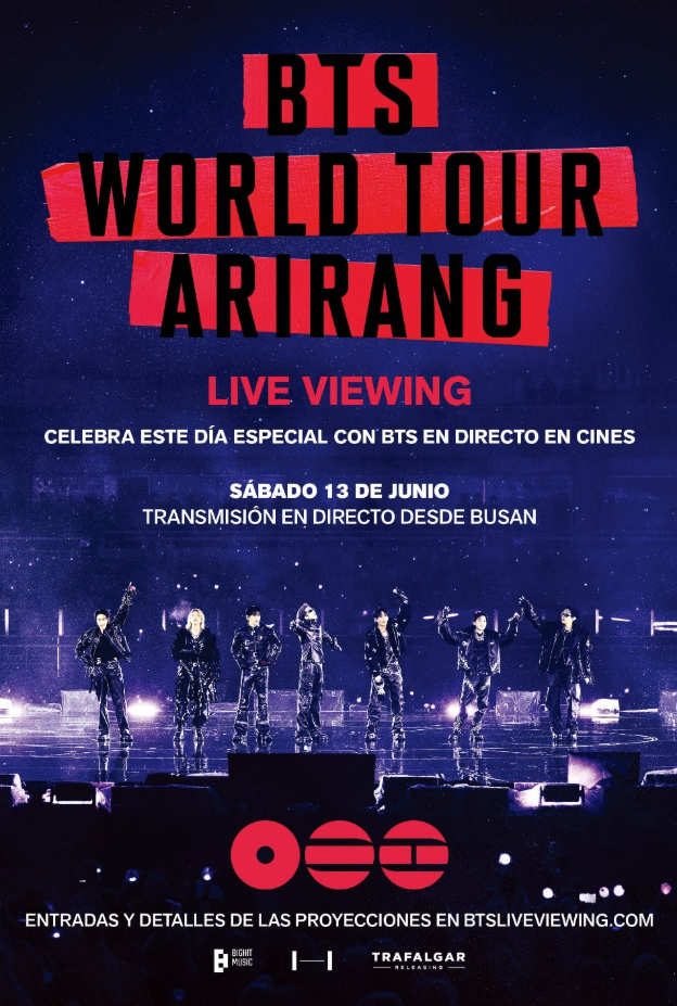 Info de la transmisión del concierto de BTS en México 