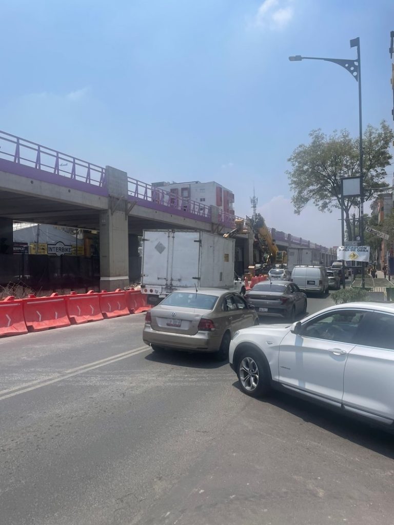 Una construcción a contrarreloj: Nos lanzamos a ver cómo va el Parque Elevado de Calzada de Tlalpan