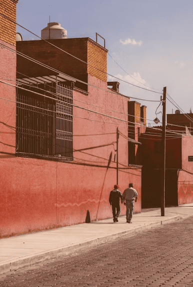 México entre los países
donde menos se camina