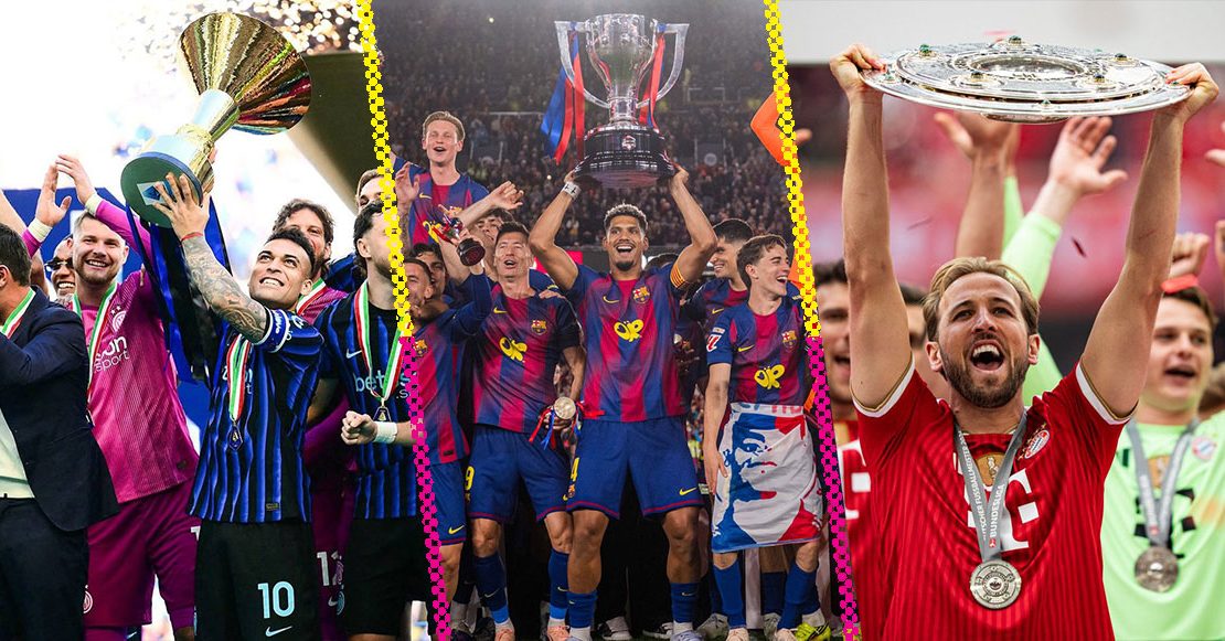 Campeones, ascensos y descensos de las principales ligas de Europa