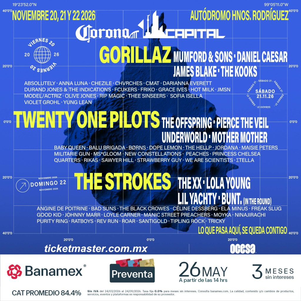 cartel corona capital 2026 lineup