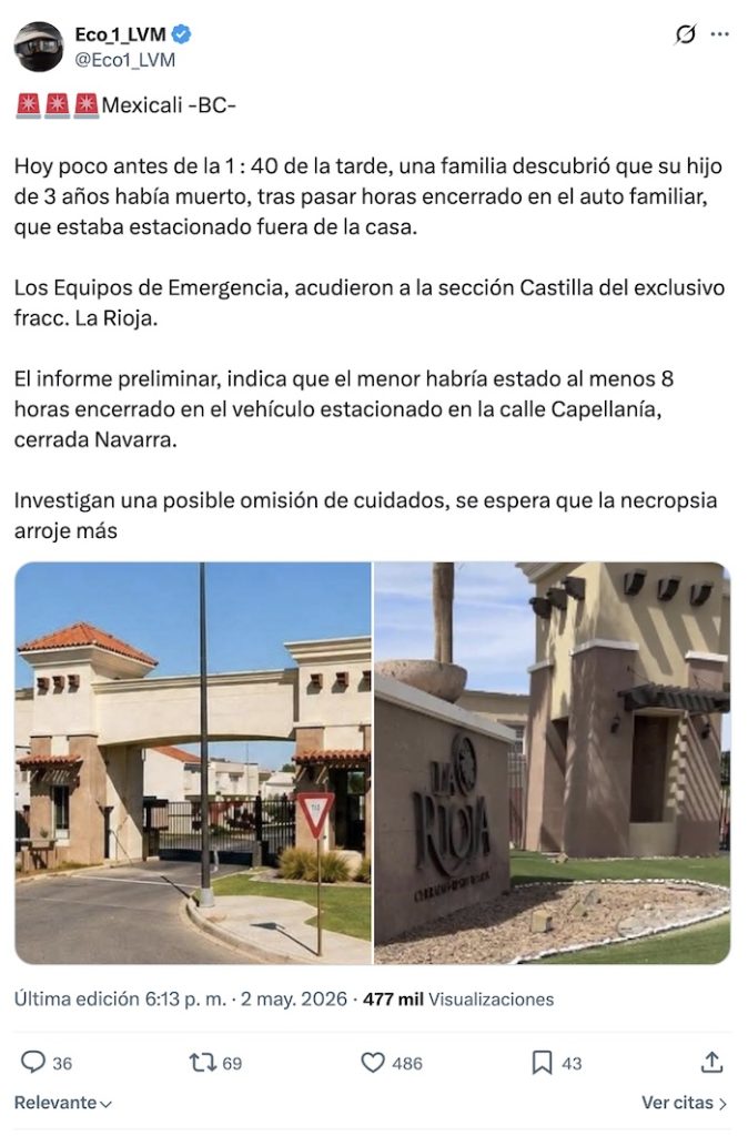 El caso de Vicente, niño de 3 años que murió tras 12 horas encerrado en un coche