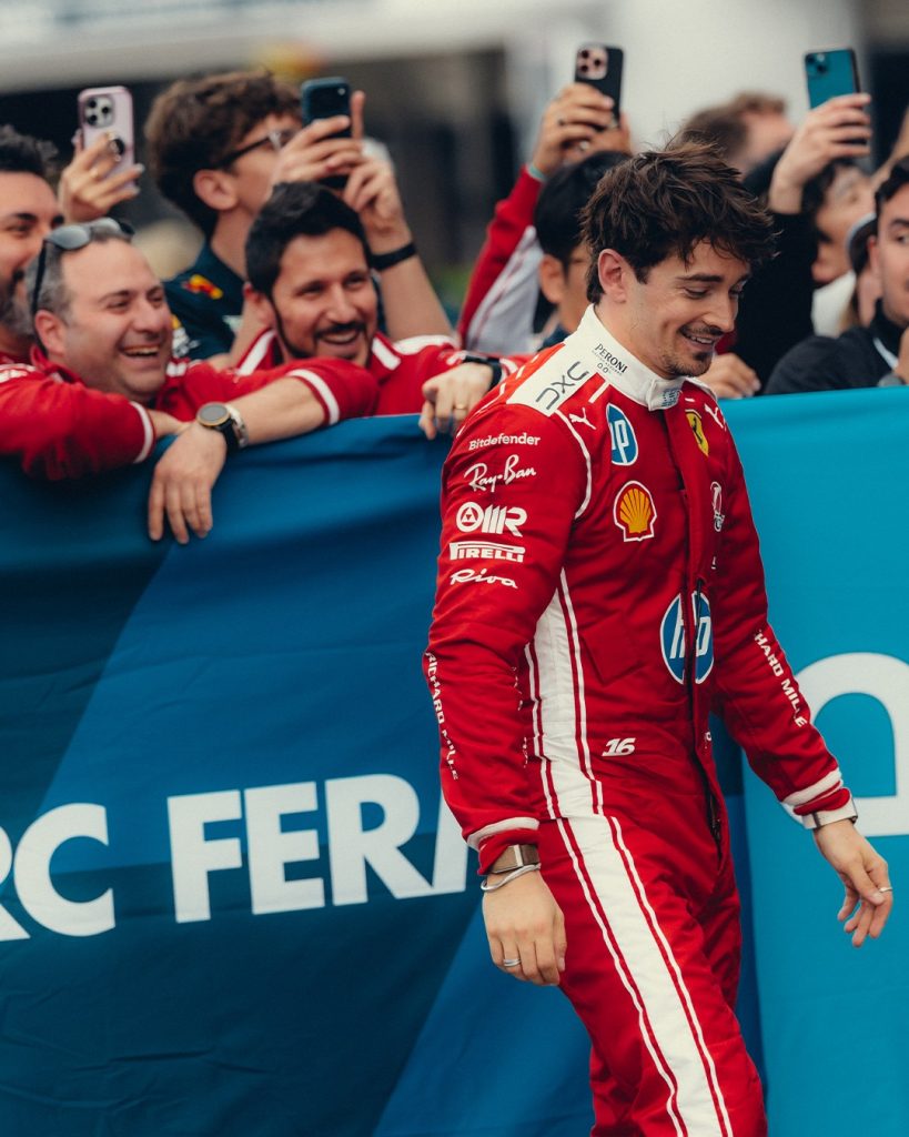 Charles Leclerc fue sancionado con 20 segundos