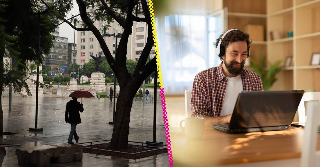 ¿Home office cuando llueva? Congreso de la CDMX aprueba iniciativa para trabajar desde casa durante fuertes lluvias