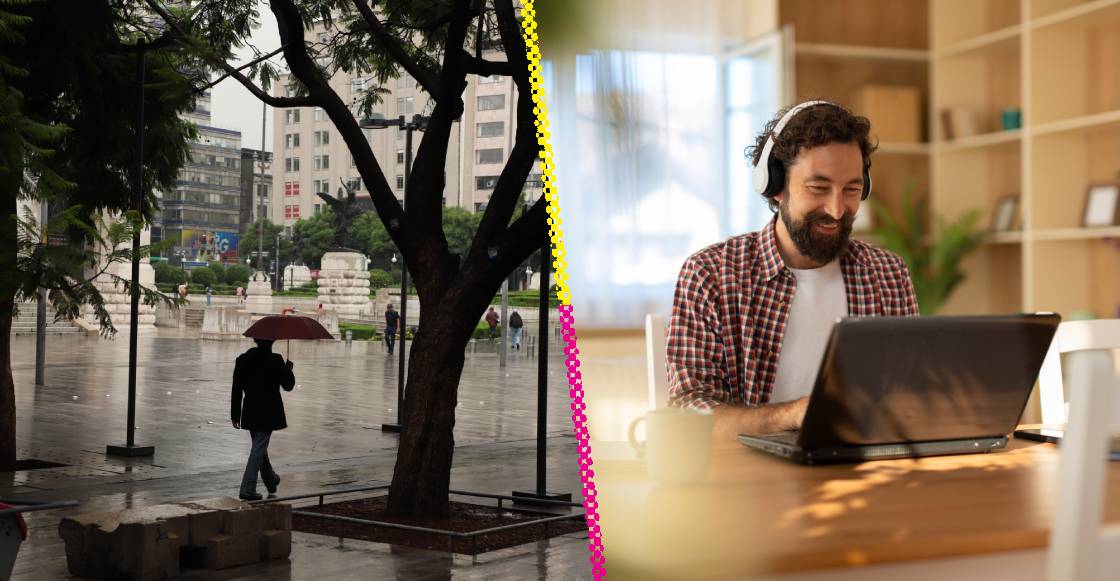 ¿Home office cuando llueva? Congreso de la CDMX aprueba iniciativa para trabajar desde casa durante fuertes lluvias