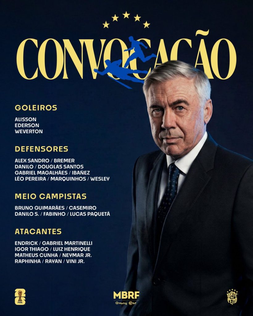 La convocatoria de Carlo Ancelotti