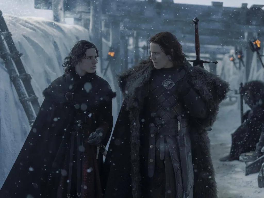 Jacaerys y Cregan Stark en la temporada 2 de 'House of the Dragon'