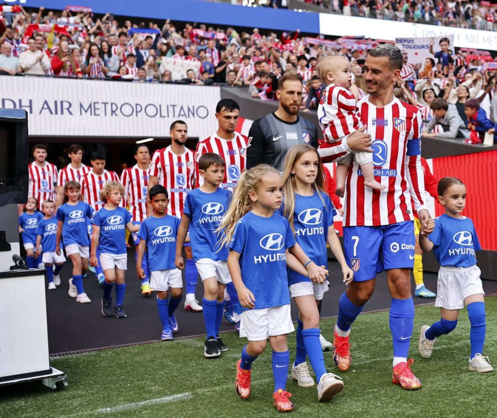 Antoine Griezmann en su despedida