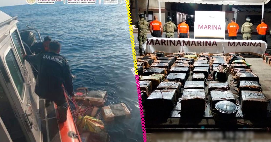 La Marina asegura más de 2 toneladas de cocaína en las costas de Oaxaca