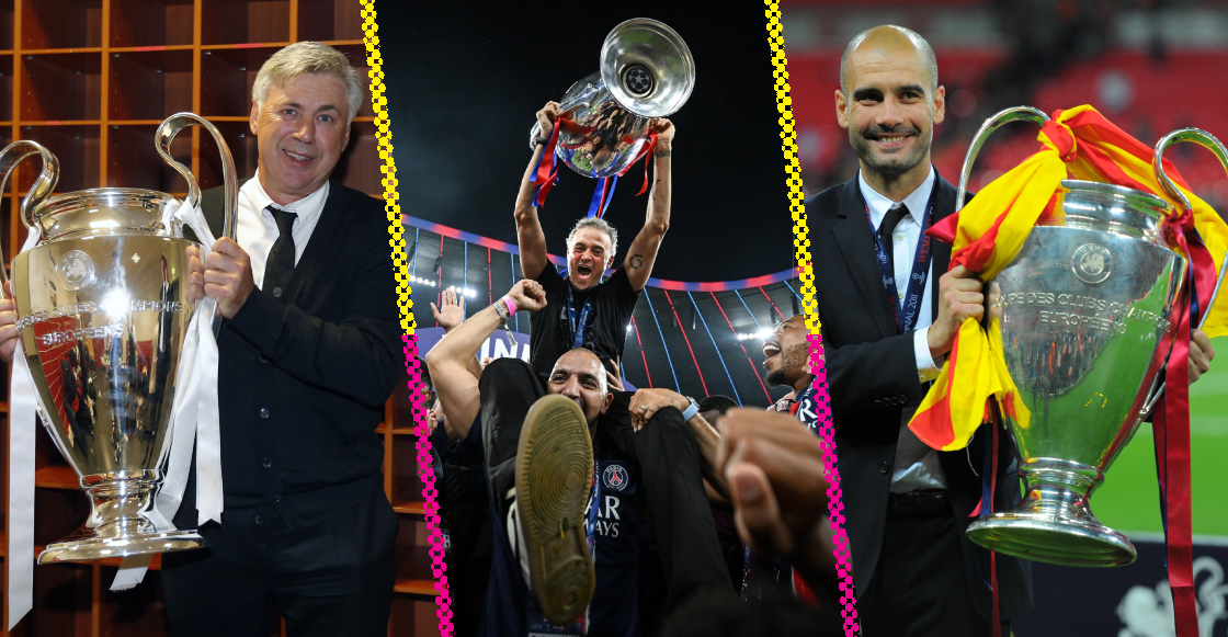 Entrenadores más ganadores de la Champions League